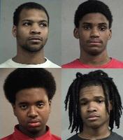 Jerron Bush, 20-year-old Craig Dean, 19-year-old Tyrone Booker and 18-year-old Shaquazz Allen 