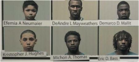 6 black suspects