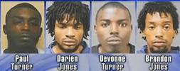 4 black suspects