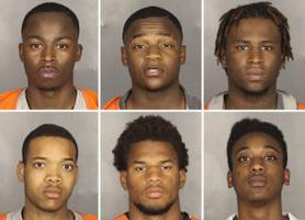 Top row (from left): Devoric Javon Evans, 20; Lamont Tray Davis, 19; Day’tron Derrell Smith, 18