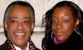 Al Sharpton and his daughter Dominique Sharpton 