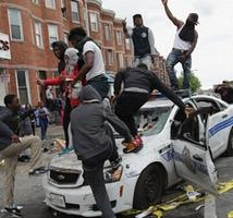 picture from Baltimore riots to illustrate story - ed.