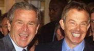 Bush and Blair having a laugh