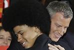 De Blasio and his black son