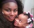 Destacia Straughn and 2-year-old Kenacia Amerson-Straughn