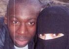 Hayat Boumeddiene (left) pictured with her husband Amedy Coulibaly (right)