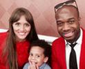 Henry Ikezi (mixed-race) family