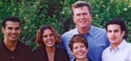 Jeb Bush and family