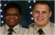Cpl. Maxine Evans and Cpl. Jason Kenny