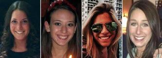 Lauren Baruch, 24, Amy Grabina, 23, Stephanie Belli, 23, and Brittany Schulman, 23
