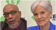 Ajamu Baraka and Jill Stein