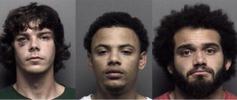 Alex Karcher, 22, Xavier McCray, 22, and Xavier Lewis