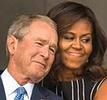 ex-pres Bush & black female