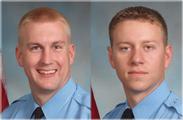 Officer David McKeown (L), Officer Jesse Hempen (R)