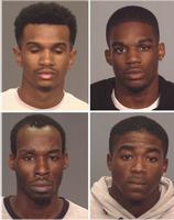  Micah Alleyne, 24, Tyshawn Crawford, 21, and Keith Luncheon, 24, were arrested for the 2015 Labor Day shooting of Gov. Cuomo aide Carey Gabay. Stanley Elianor, 25, faces weapons possession charges in connection with the shooting. (Brooklyn DA) 