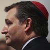 Ted Cruz in red yarmulke