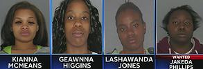 4 black negress suspects