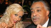 Nigger pimp Al Sharpton and a white whore