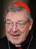 Cardinal George Pell (wearing a red 'yalmulke')