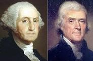 George Washington and Thomas Jefferson