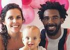 black basketballers white wife and wite baby