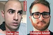 Zia Zafar and victim Christopher Ashcraft