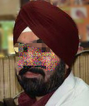 image not of actual suspect but another singh