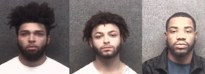 Harold Taylor, Anthony Taylor, and Josiah Dinkins (Courtesy: Myrtle Beach Jail)
