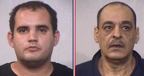 Islam Said, left, has pleaded guilty this week to helping his father, Yaser, right,