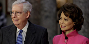 Mitch McConnell, Chinese Wife Elaine Chao 