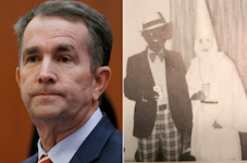 Black worshipper Ralph Northam