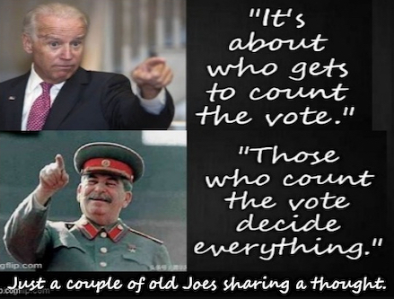Comrade Joe Biden and Joe Stalin