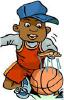 black basketballer