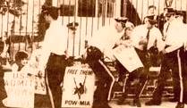 chained to white house fence